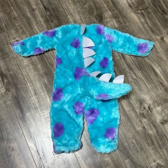 Pottery Barn Kids Monsters, Inc. Sulley Costume Blue Size 4-5 no head - Picture 1 of 3